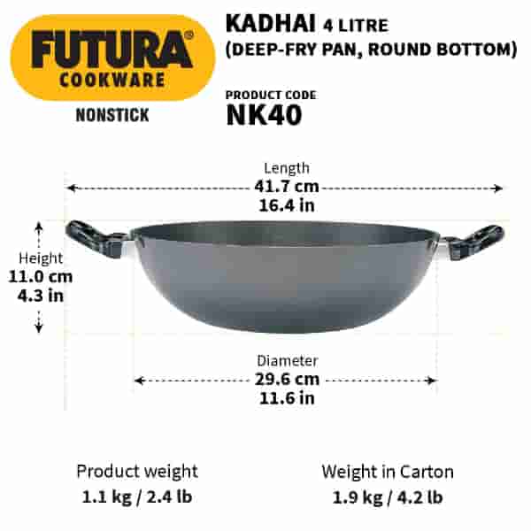 Hawkins Futura 4L Nonstick Deep-Fry Pan