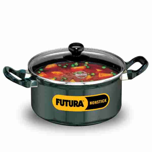Hawkins Futura Nonstick 3L Stewpot with Glass Lid