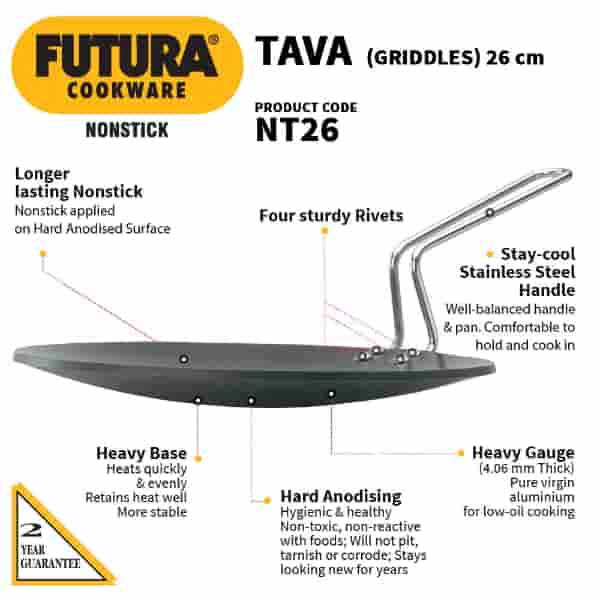 Hawkins 26cm Futura Nonstick Tava