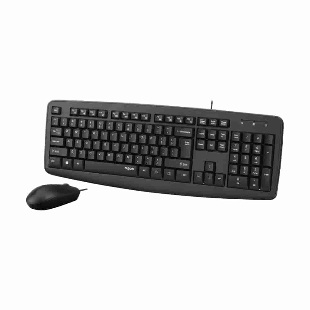 Rapoo Wired Optical Mouse & Keyboard Combo