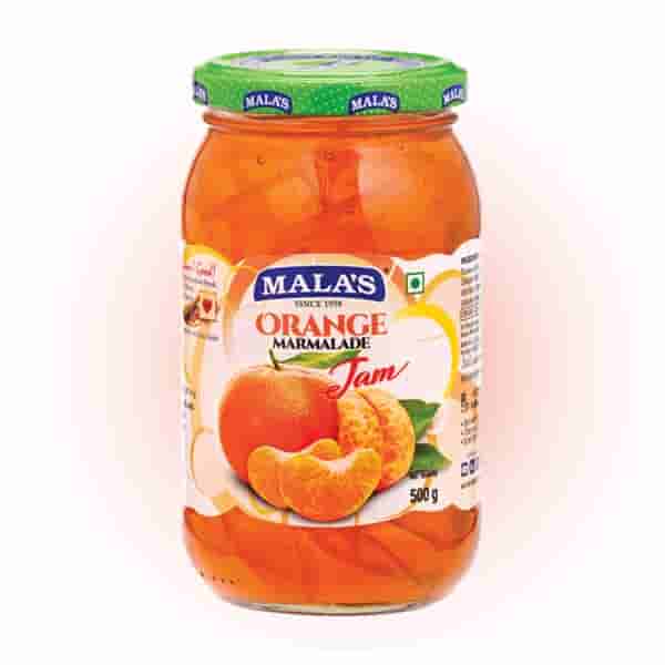 Mala's Orange Marmalade Jam 500g Glass Jar