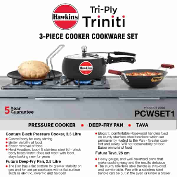 Hawkins Triniti Kitchen 3pcs Set