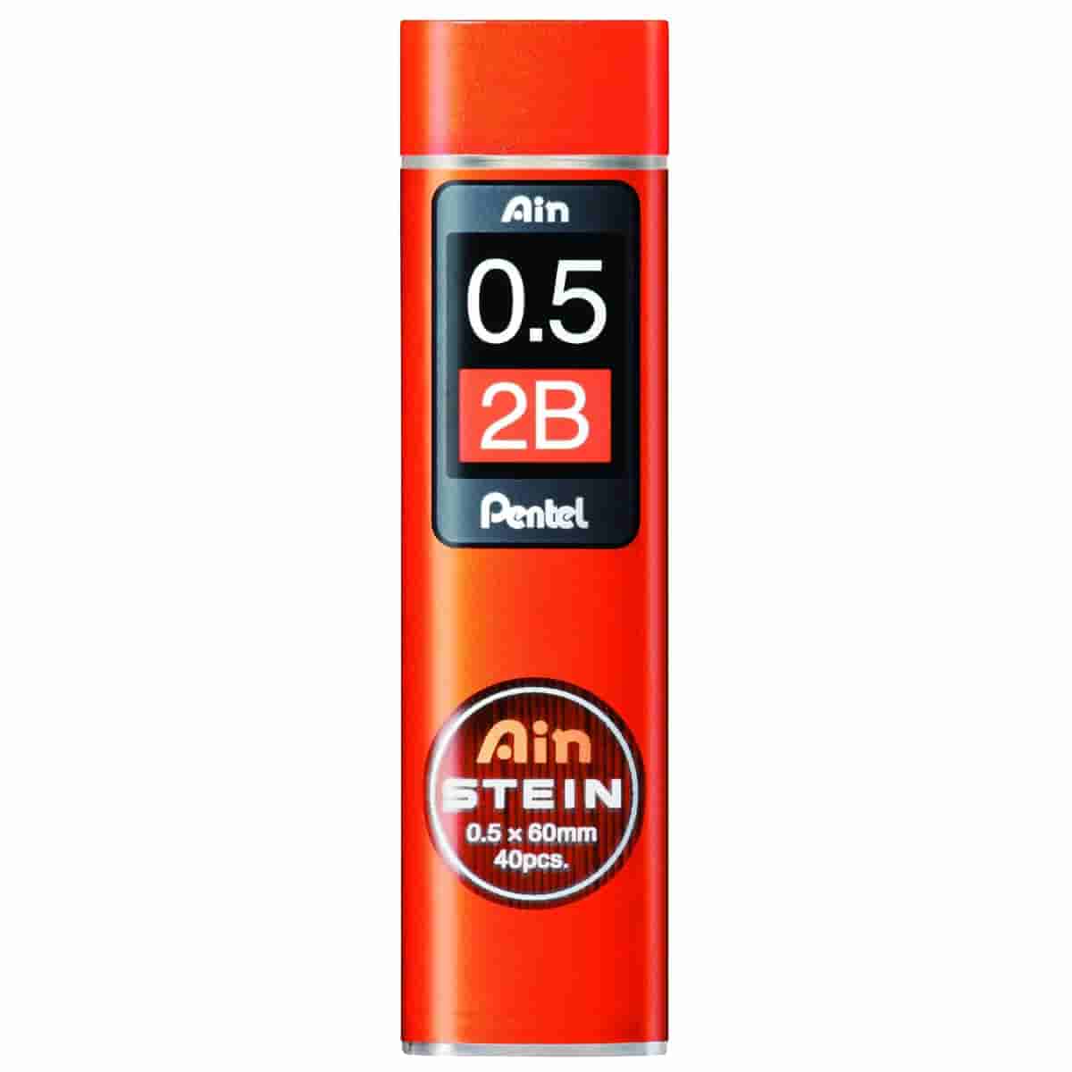 Pentel Ain Stein Mechanical Pencil Lead 0.5mm C273 2B