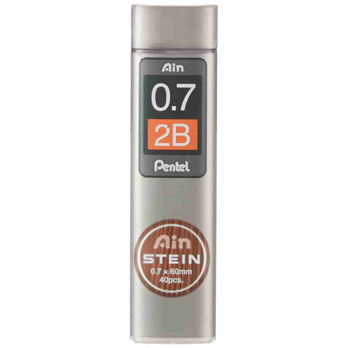 Pentel Ain Stein Mechanical Pencil Lead 0.7mm C277 2B