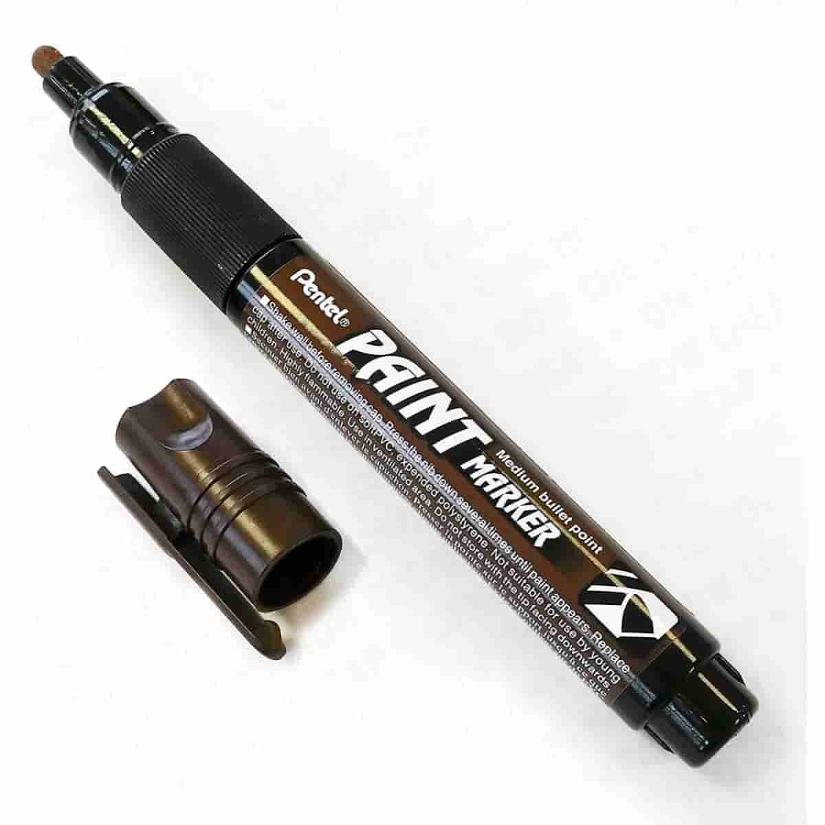 Pentel Paint Marker Medium Bullet Point Brown MMP20