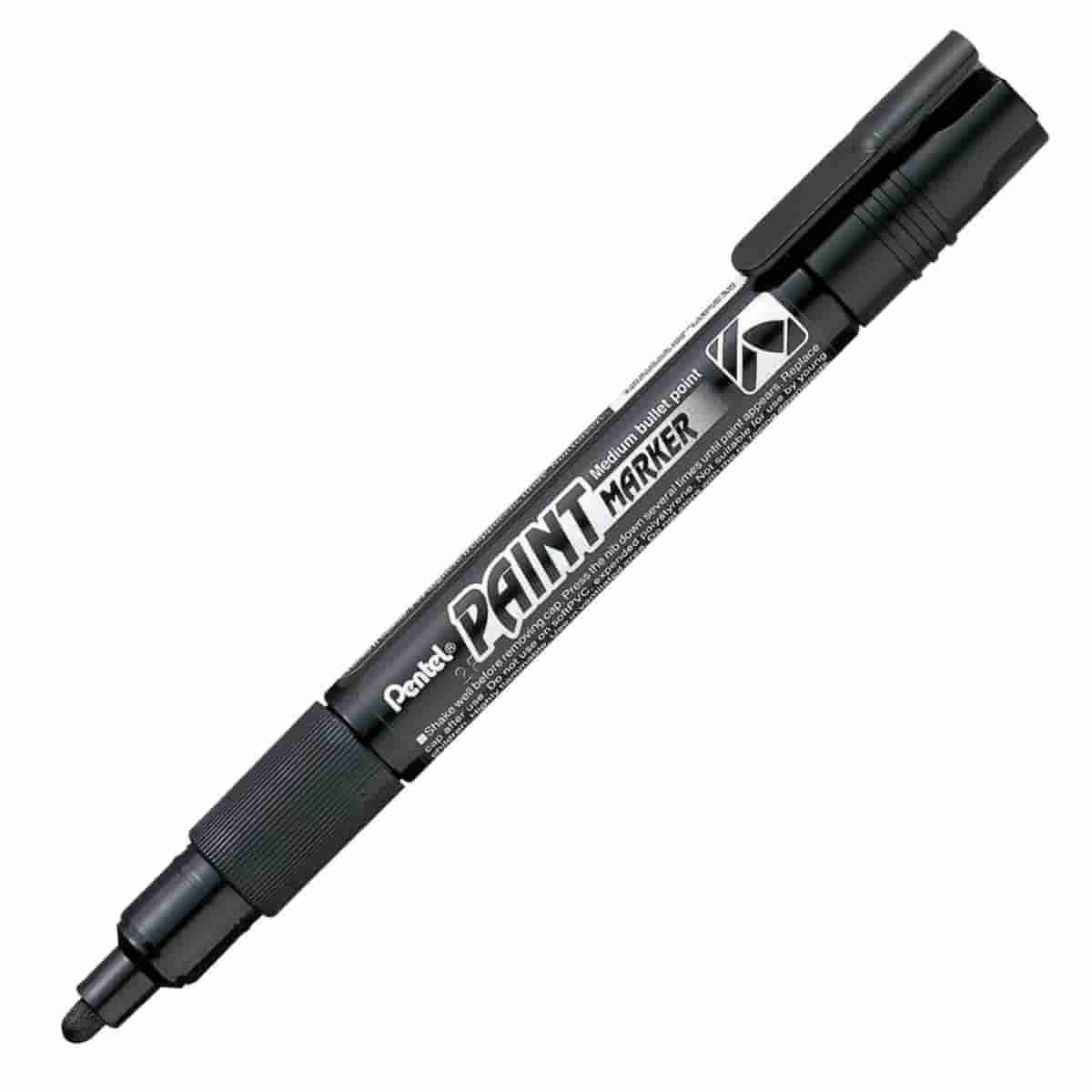 Pentel Paint Marker Medium Bullet Point Grey MMP20