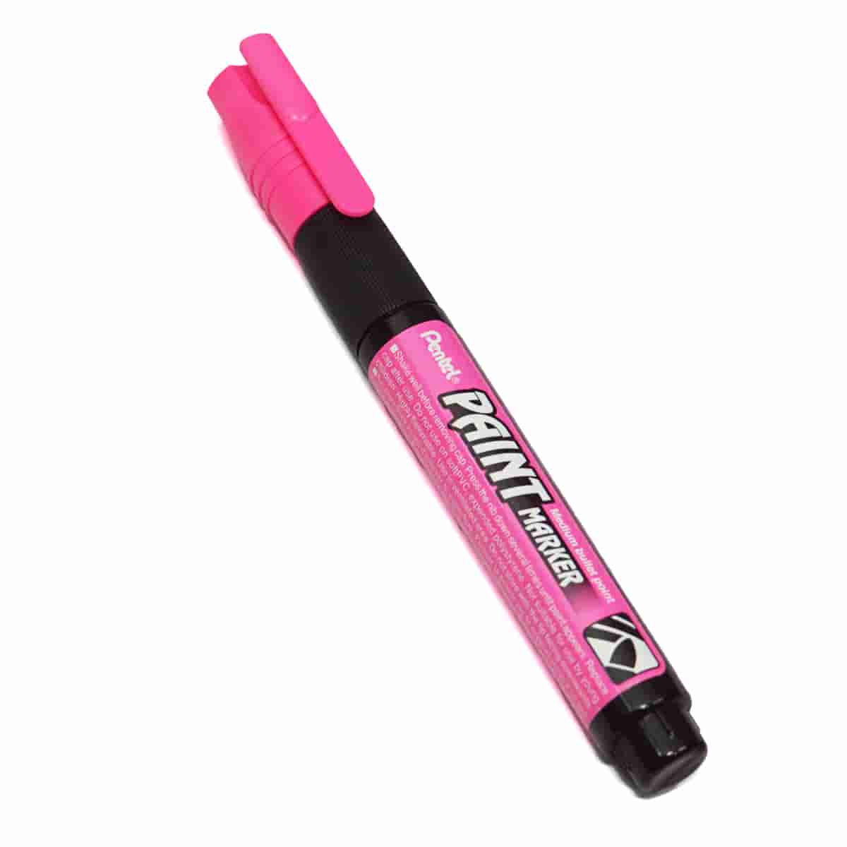 Pentel Paint Marker Medium Bullet Point Pink MMP20