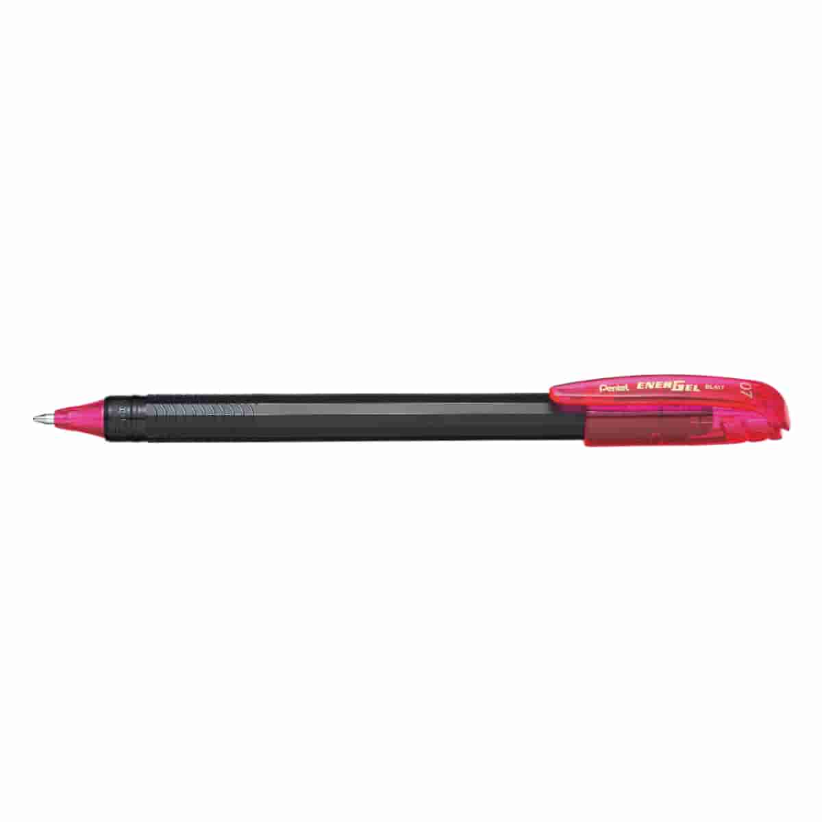 PENTEL ENERGEL PEN PINK INK ROLLER GEL PEN BL417