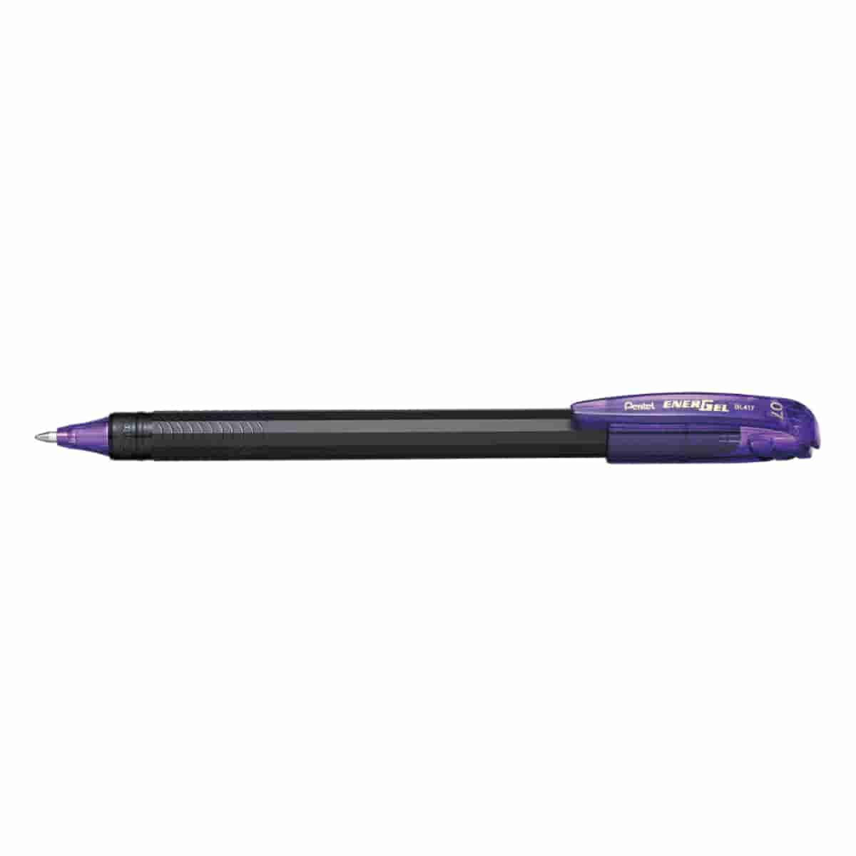 PENTEL ENERGEL PEN VIOLET INK ROLLER GEL PEN BL417