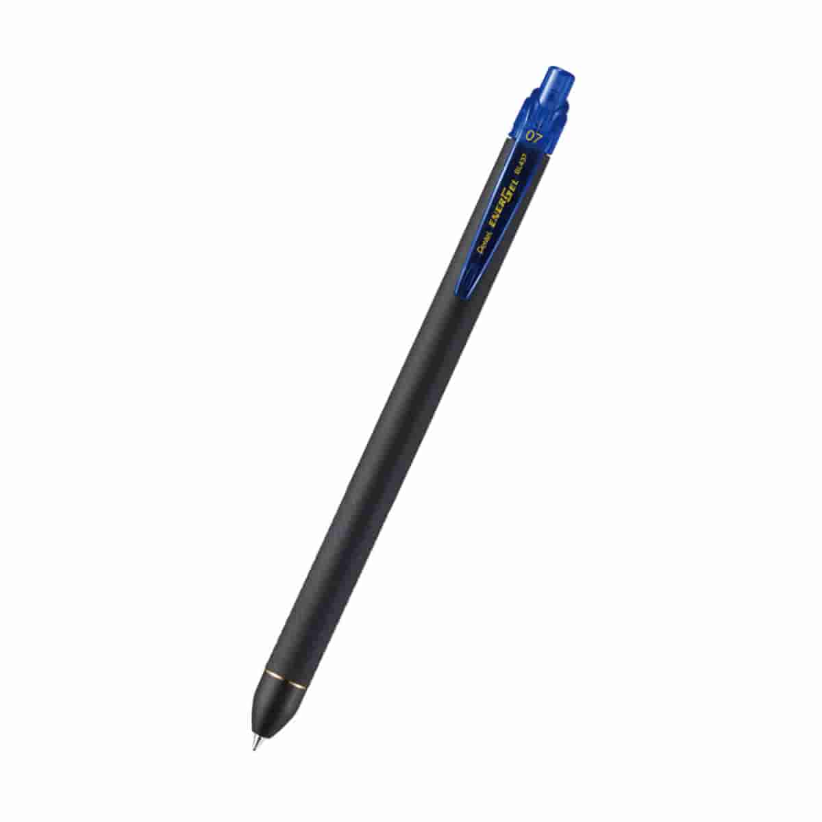 PENTEL ENERGEL CLICK 1PC BOX BLUE INK PEN C BL437R1