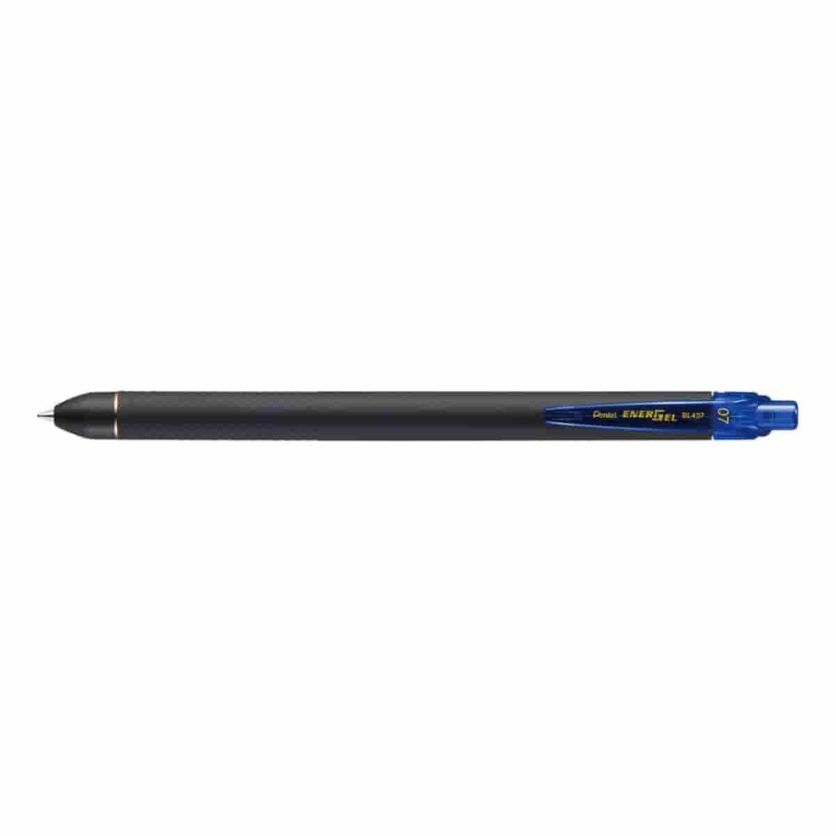 PENTEL ENERGEL CLICK 1PC BOX BLUE INK PEN C BL437R1