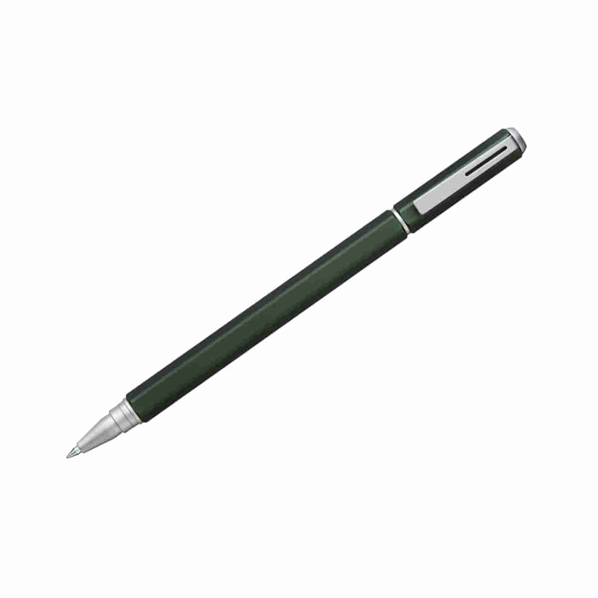 PENTEL ENERGEL GREEN BODY BLUE INK PEN 0.5mm BLN665DCE