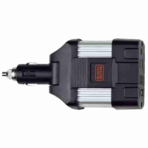 Black + Decker 100w Dc To Ac Car Power Inverter