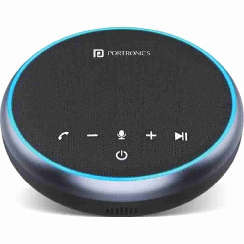 PORTRONICS TALK ONE NOISE CANCELLATION CONFERENCE SPEAKER BLACK