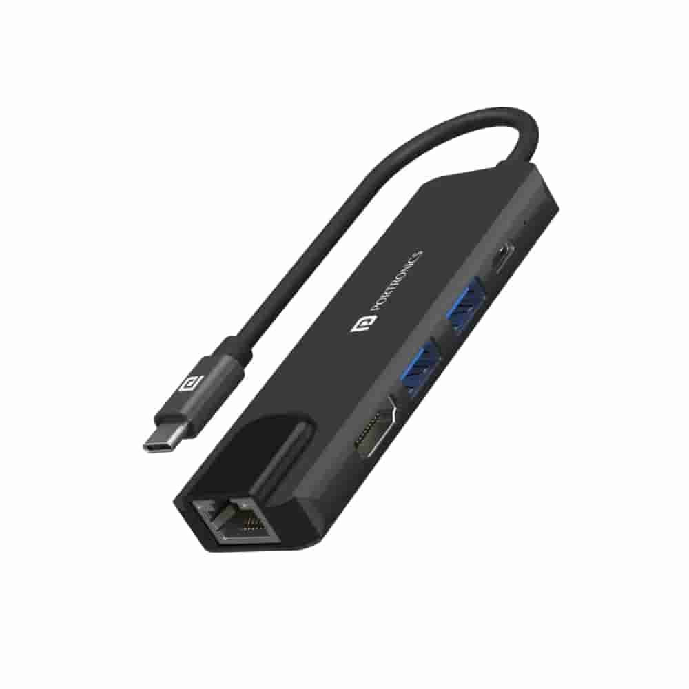 PORTRONICS MPORT 51 TYPE C MULTI PORT HUB