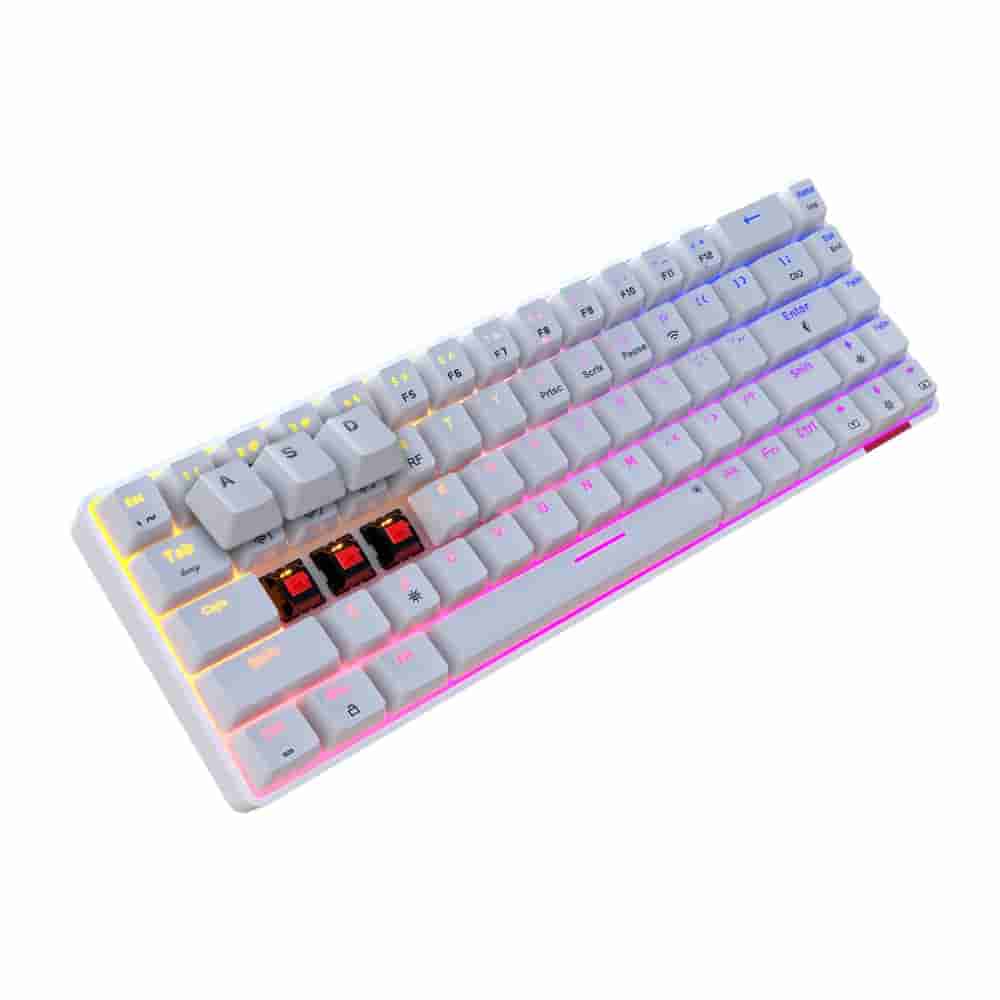 PORTRONICS HYDRA 10 WHITE MECHANICAL WIRELESS KEYBOARD