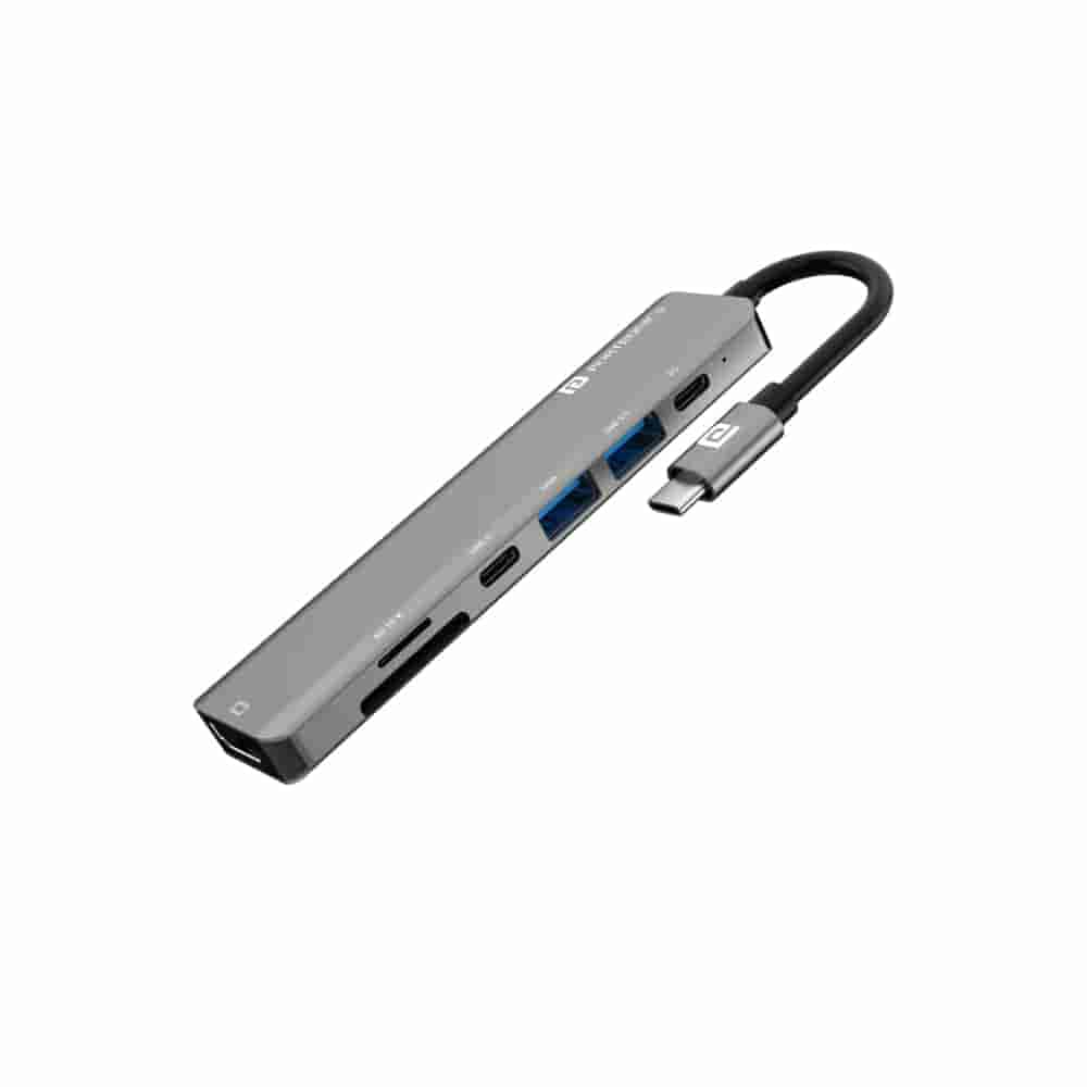 Portronics USB Hub 7-in-1 Multi Adapter