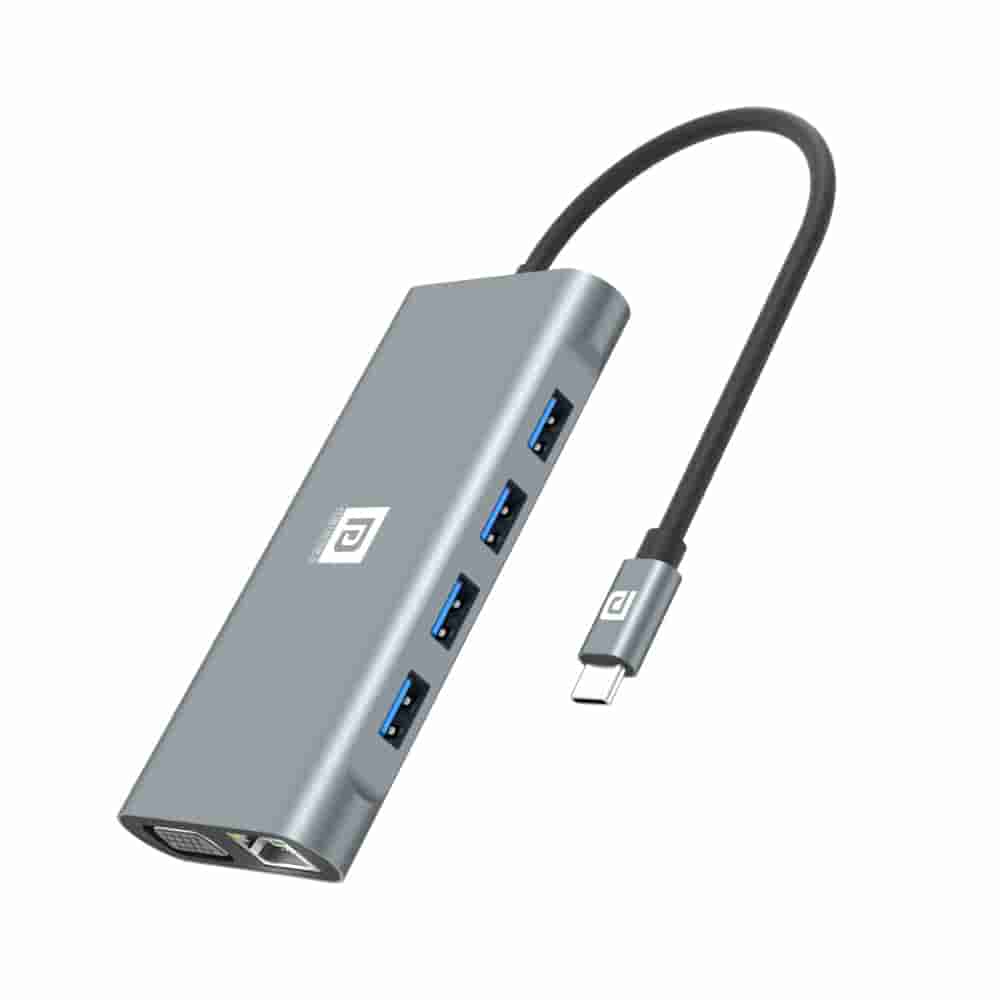 PORTRONICS MPORT 11C 11-IN-1 MULTIPORT USB HUB