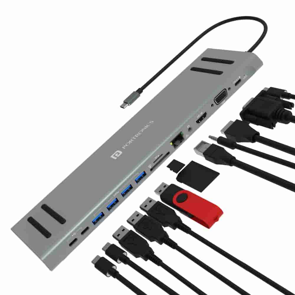 PORTRONICS MPORT 13C 13 IN 1 USB HUB