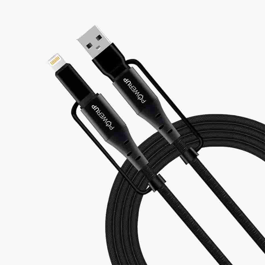 Powerup 4IN1 1.5m Cable - Black