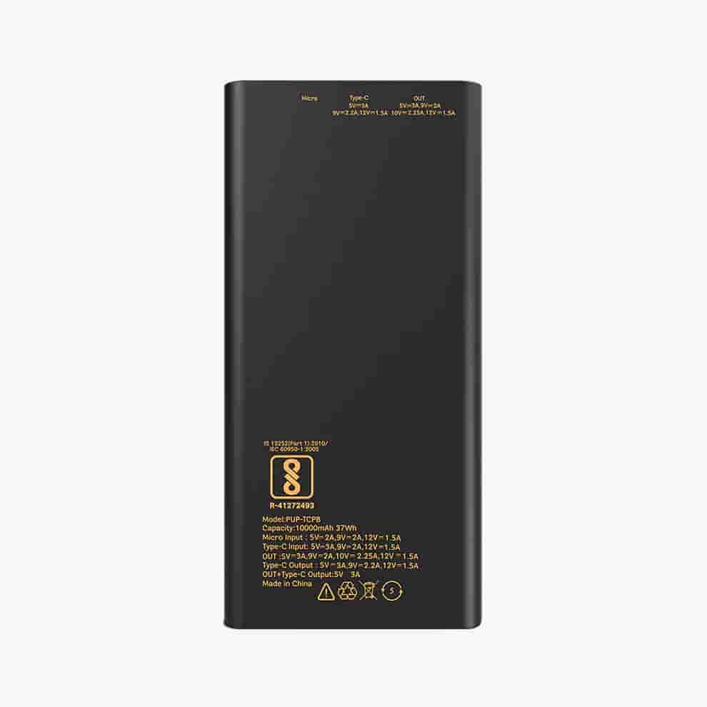 POWERUP BOOST 10000 mAh PowerBank - Black