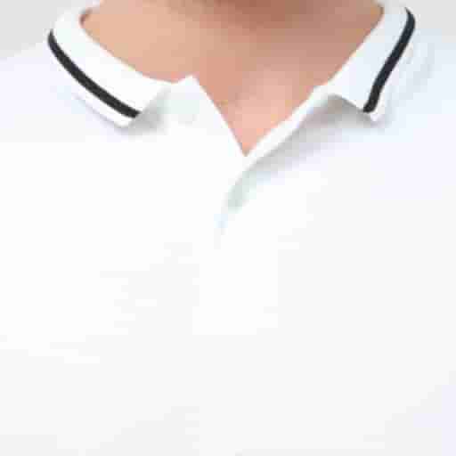 Rare Rabbit Polo Tee White with Black Tipping T-Shirt