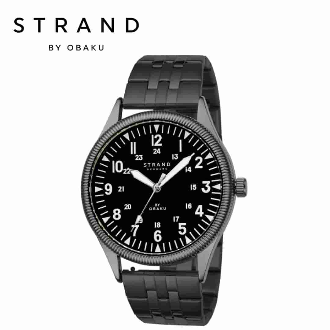 Strand by Obaku Reef Dark Men's Watch - S724GXBBSB