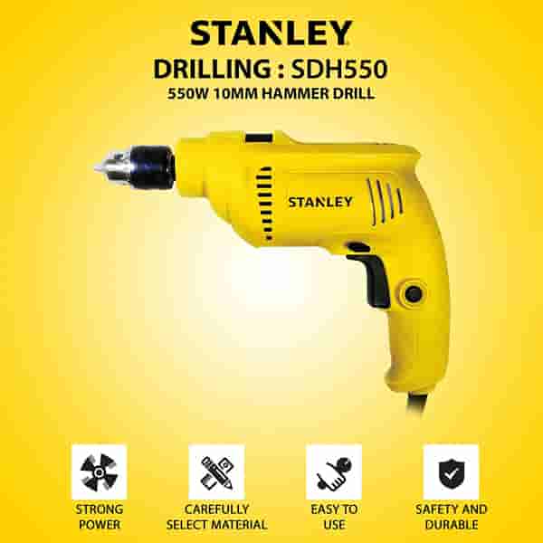 Stanley 550W 10mm Hammer Drill