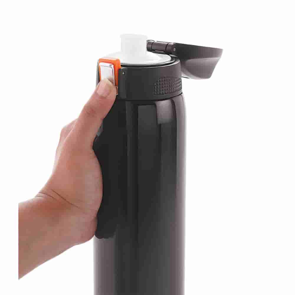 BeHome Hidrate Vaccum Bottle Capacity 850Ml Black