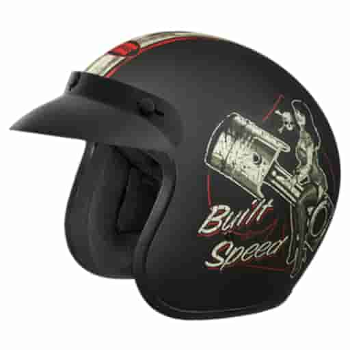 Studds Jet Star D8 Classic Built For Speed 580 Mm Helmet