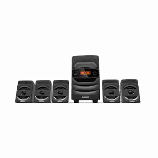 Philips 40 W Bluetooth Home Theatre (Black, 5.1 Channel)