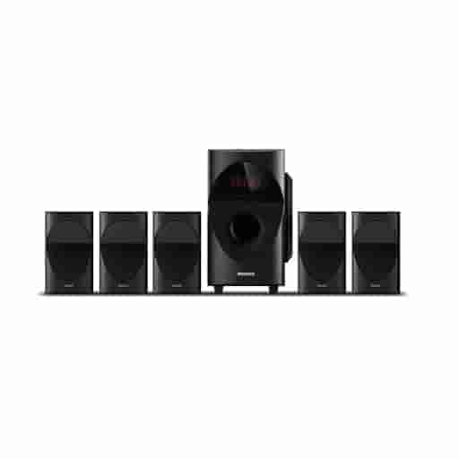 Philips SPA5190B 90 W Bluetooth Home Theatre (Black, Channel)