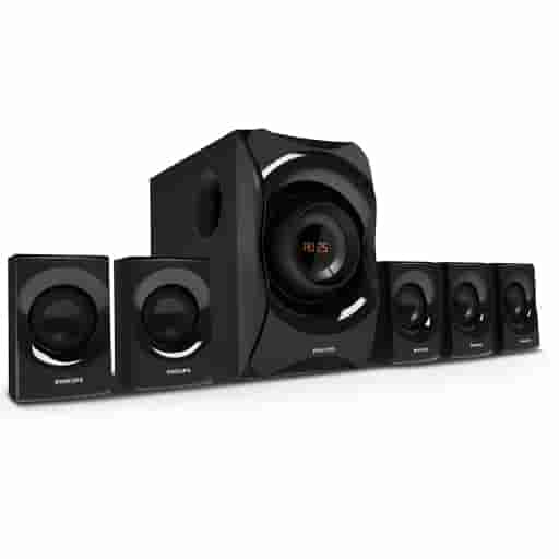 Philips SPA8000B 5.1 Channel 120W Multimedia Speaker System