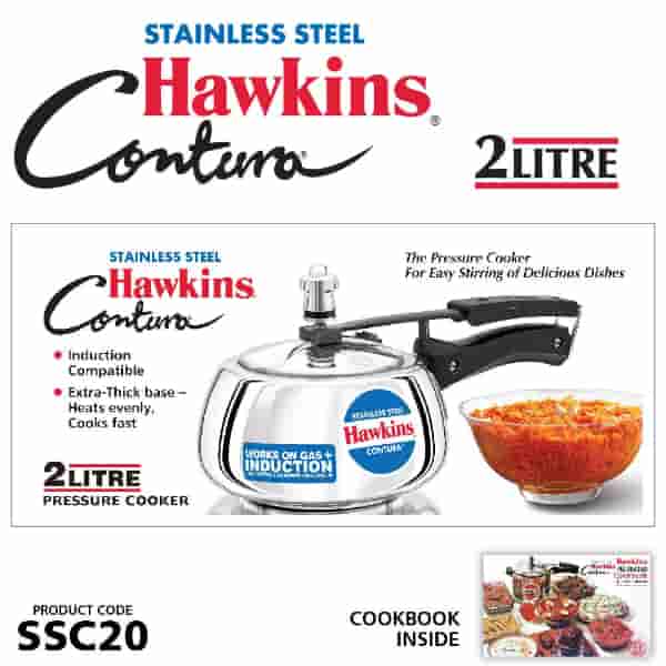 Hawkins 2L Stainless Steel Induction Pressure Cooker