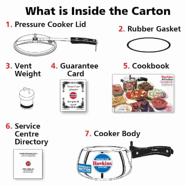 Hawkins 2L Stainless Steel Induction Pressure Cooker