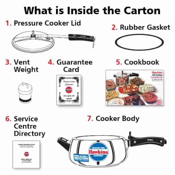 Hawkins 3.5 Litre Contura Pressure Cooker