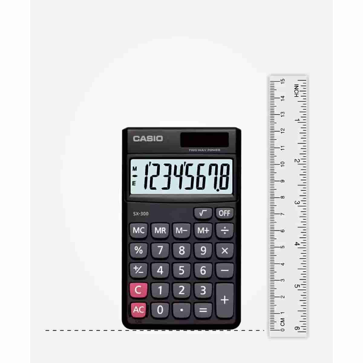 Casio SX-300-W Portable Calculator