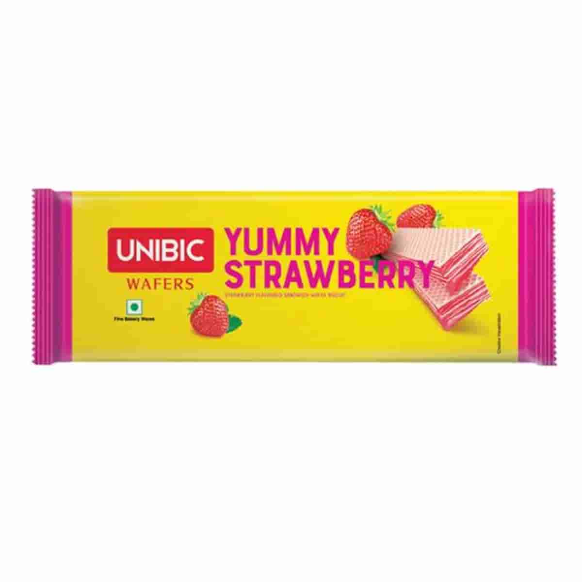 Unibic Wafers Yummy Strawberry 75 G Pack of 3