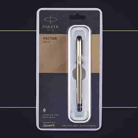 Parker Vector Gold Fountain Pen GT