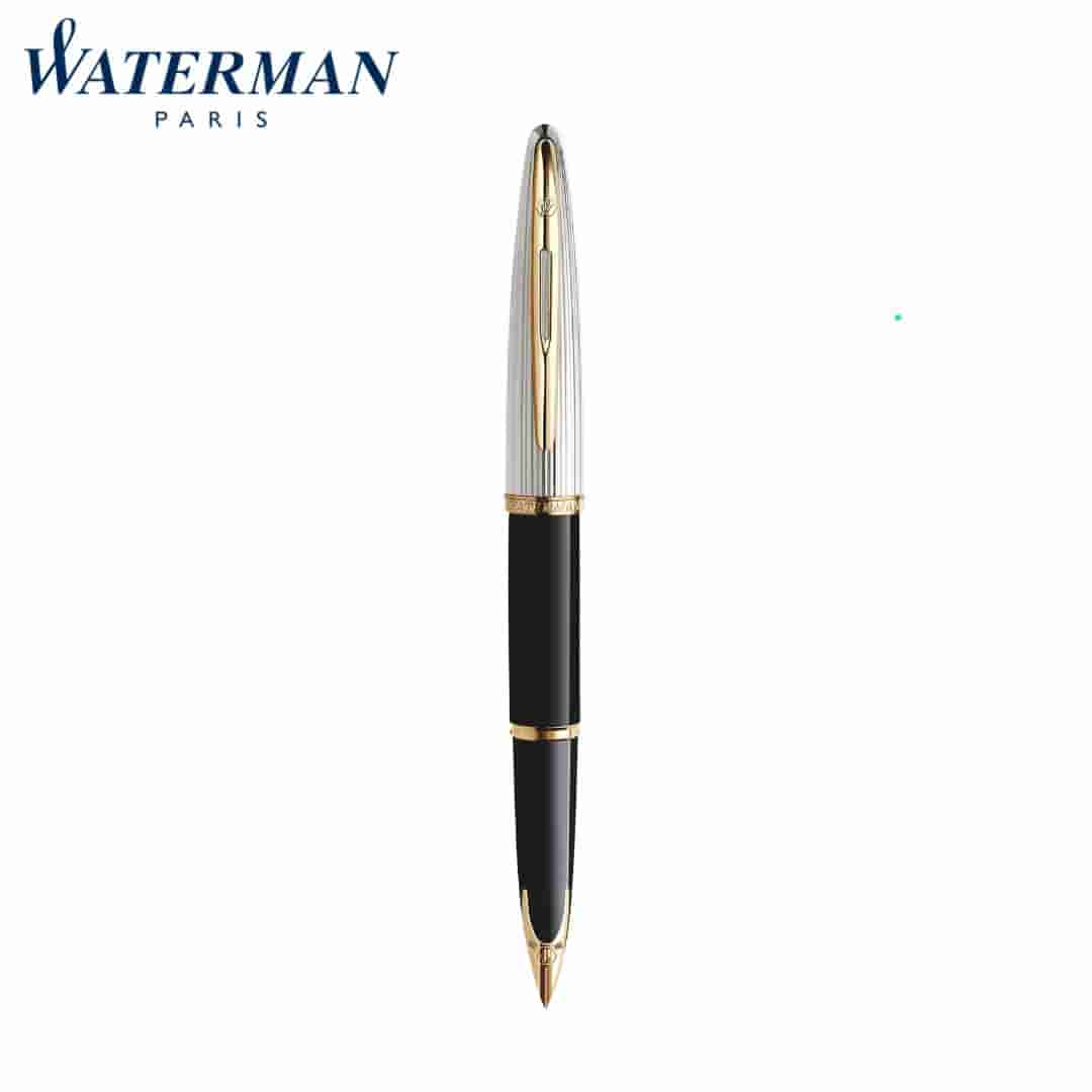 Waterman Carene Deluxe Black Gt Fountain Fine Pen