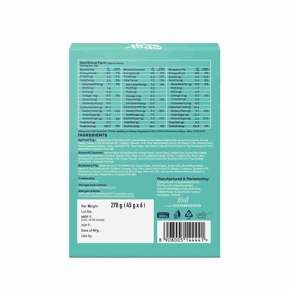 Yoga Bar Breakfast Bar Variety Pack (6 bars)