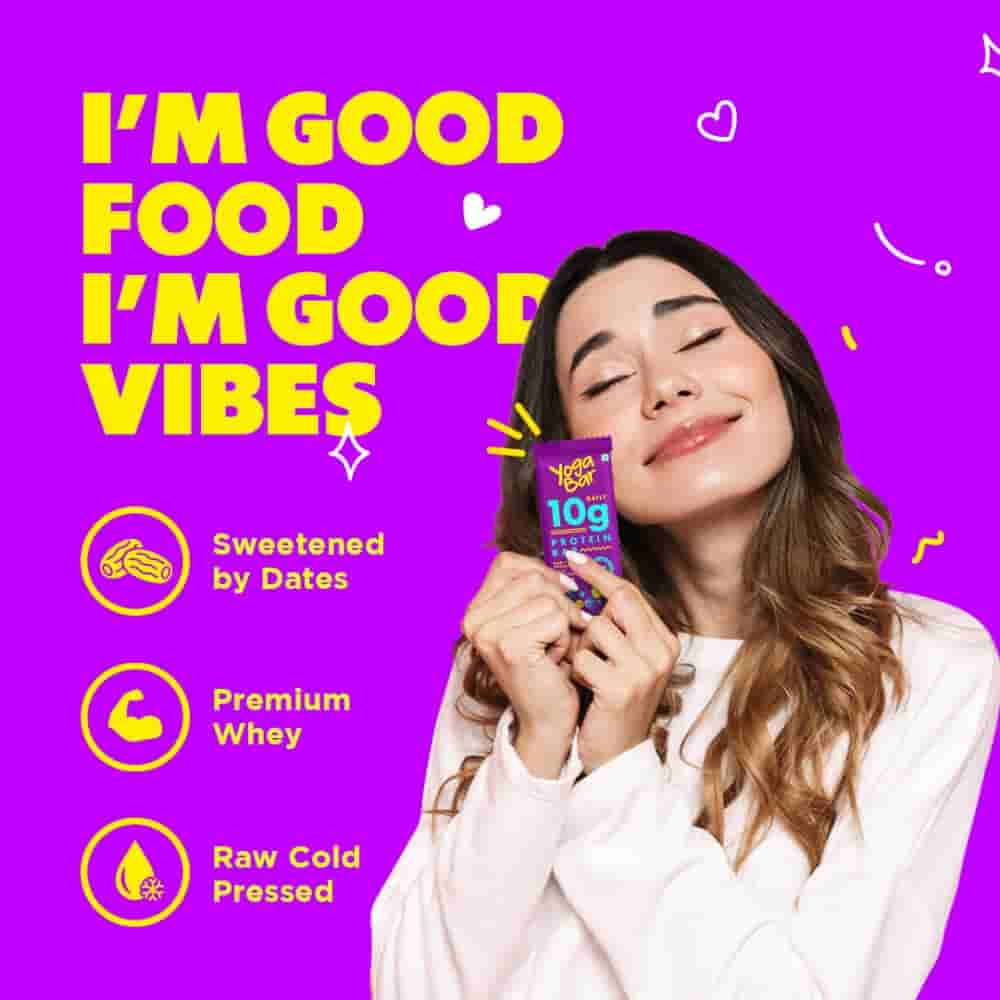 Yoga Bar Daily 10g Protein Bar � Blueberry Blast