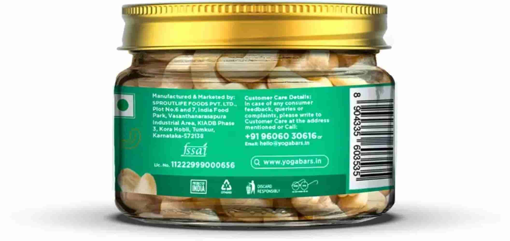 Yoga Bar Whole Cashews � Classic Jar (100g)