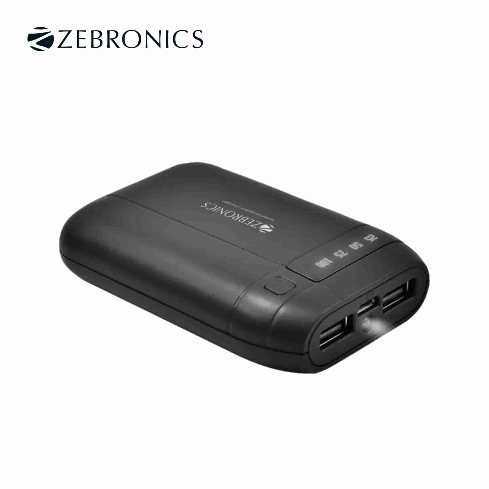 ZEBRONICS ZEB-MC6000 6000 MAH POWER BANK MC6000