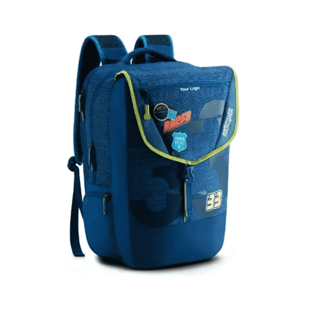 American tourister polyester 28 ltrs blue laptop backpack deals