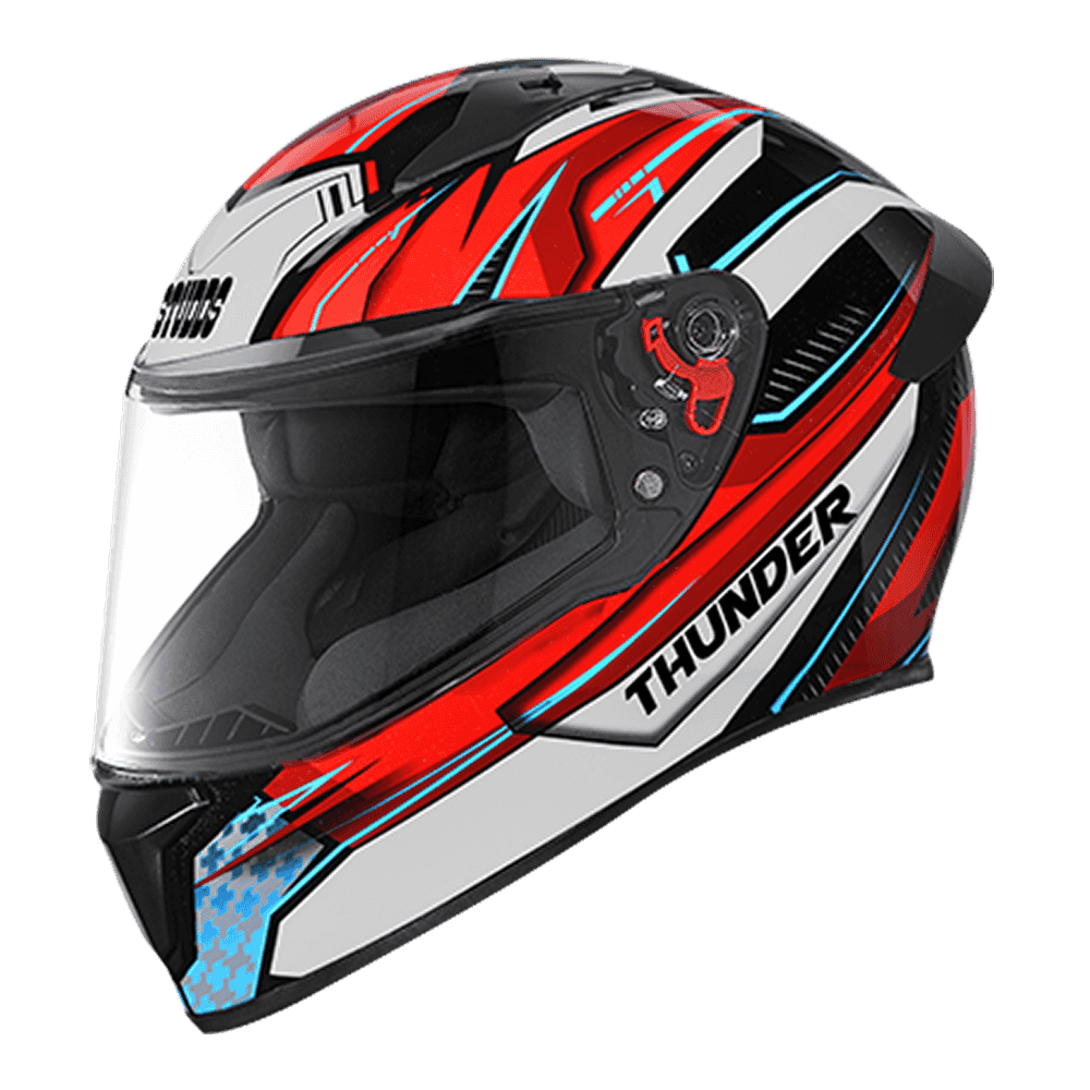 Studds Thunder D8 With Clear Visor Matt Black N2 L Helmet