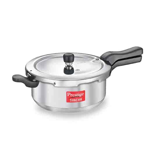 Prestige 10773 Svachh Aluminium Senior Deep Pressure Pan 5 Ltr