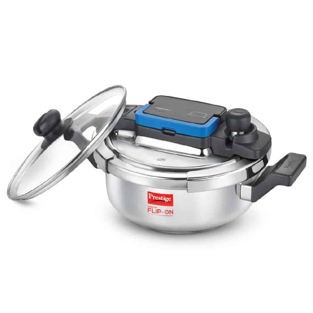Prestige 20156 Flip On Cooker 3 Ltr Stainless Steel