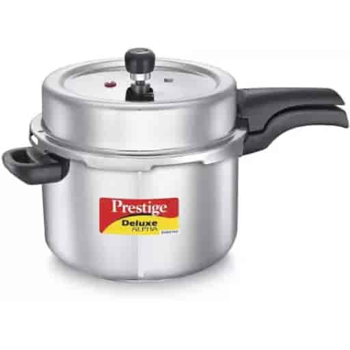 Prestige 20253 SS Dlx Alpha Svachh 8 Ltr Pressure Cooker