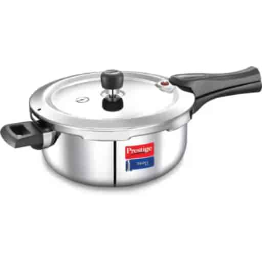 Prestige 20704 Svachh Triply Outer Lid Pressure Cooker 3.5 Ltr